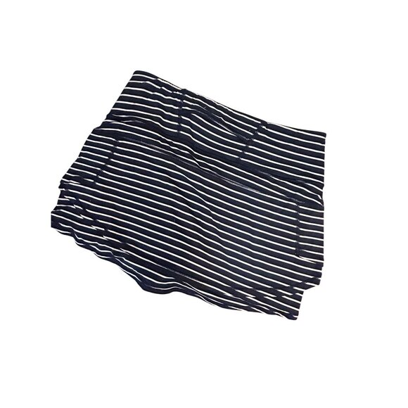 Athleta Striped Stealth Skort Tennis Skirted shorts Blue White Small - Picture 3 of 6